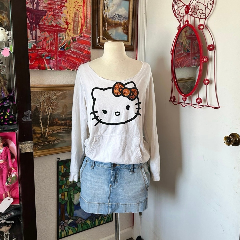Sanrio Hello Kitty Halloween Sweat Shirt Long Sleeve